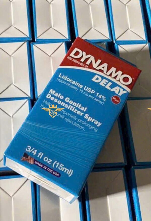 Chai Xịt Dynamo Delay Lidocaine 14% VIP - Thương Hiệu Mỹ