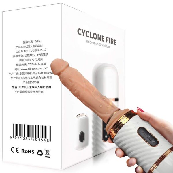 Dương vật giả phát nhiệt Cyclone Fire 42 độ chính hãng